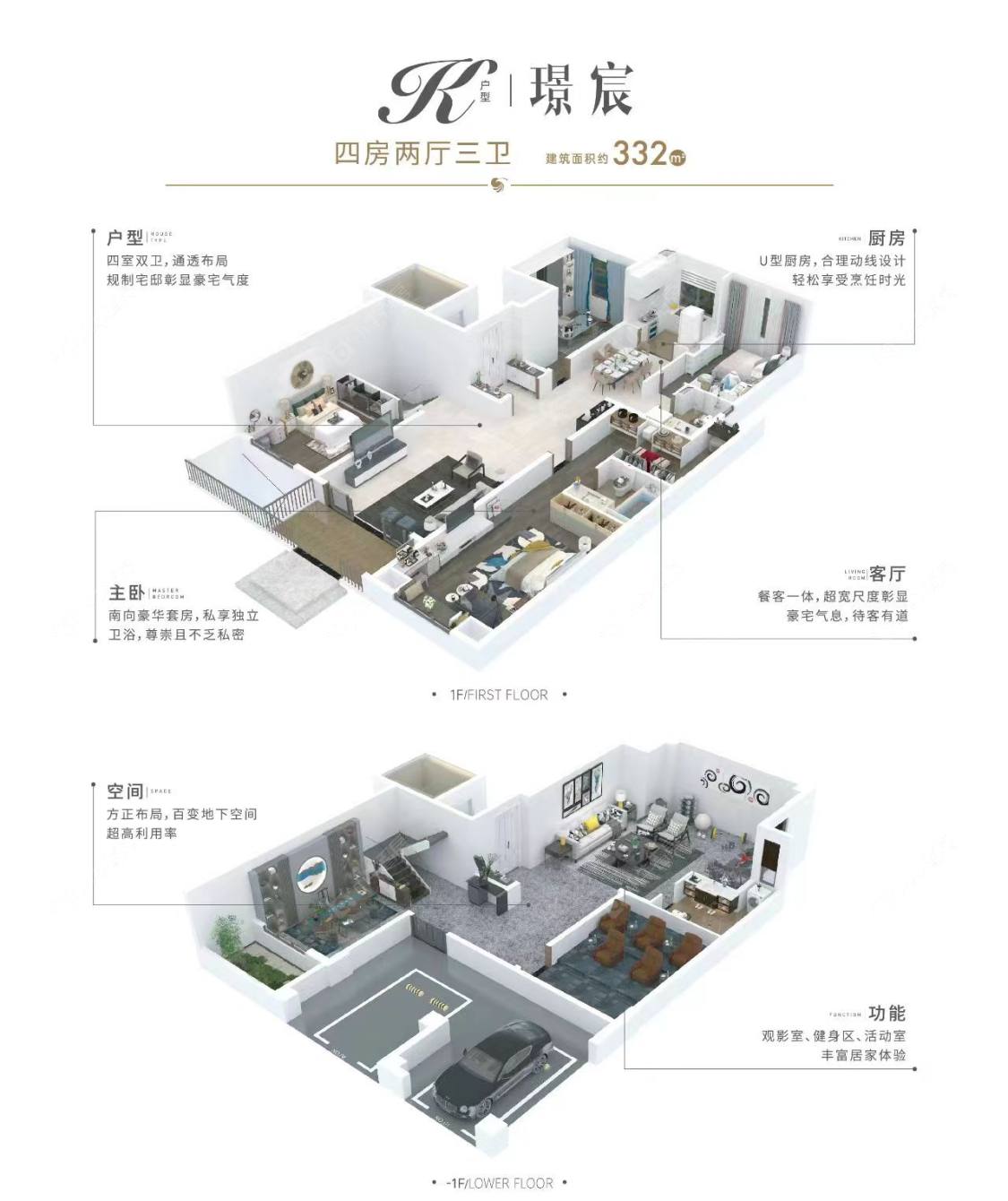 金鹰世界建面-㎡户型图