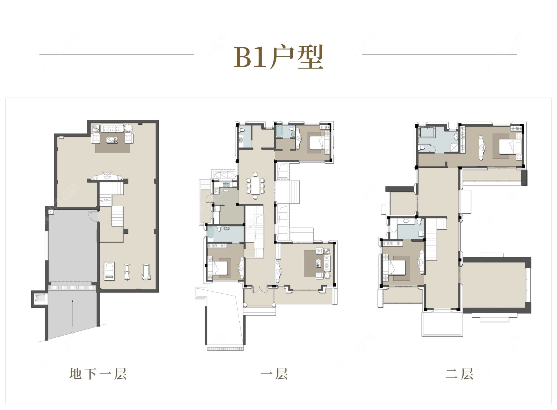 天安别墅建面null户型图