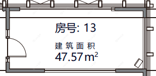 风华瓴著建面48㎡户型图