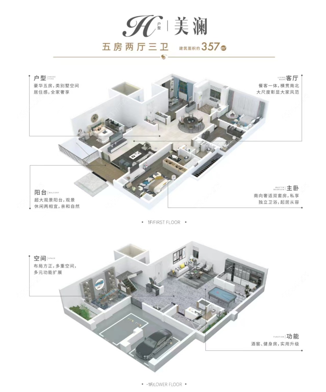 金鹰世界建面-㎡户型图