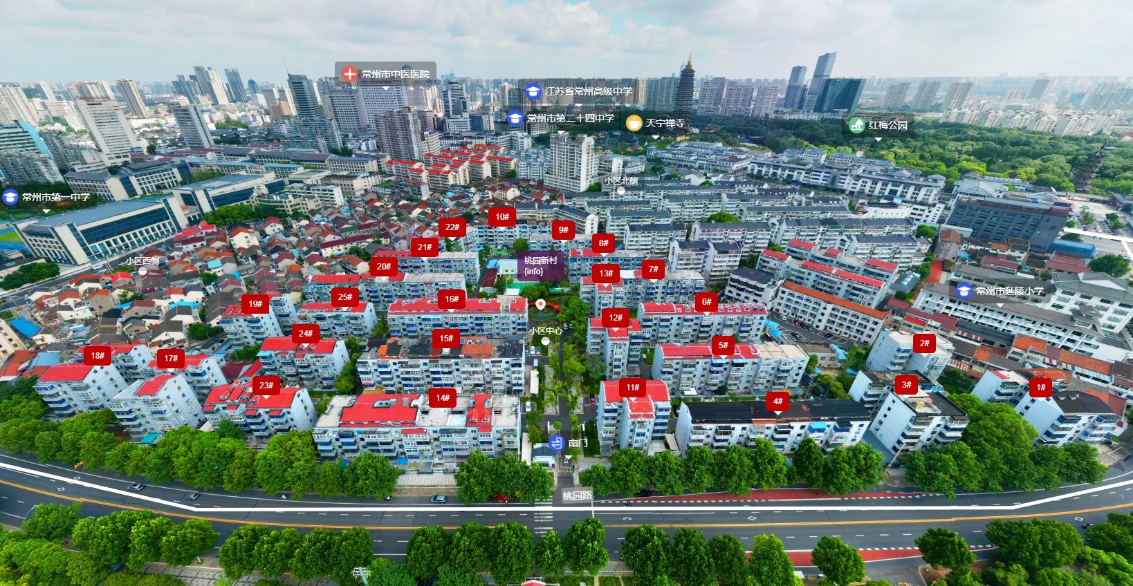 常州小区摆位图 图片